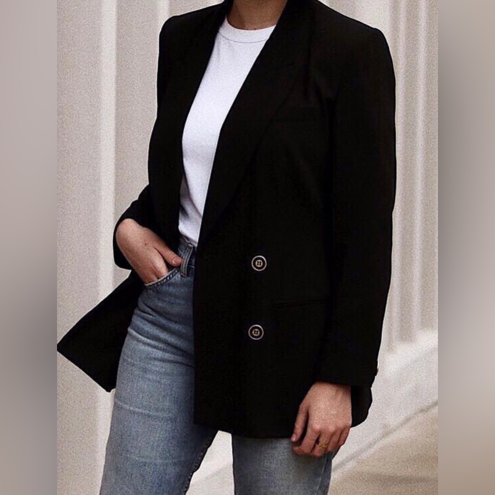 Blazer with button details